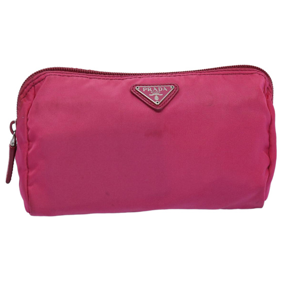 PRADA Pouch Nylon Pink Auth yk9719 - Picture 1 of 16